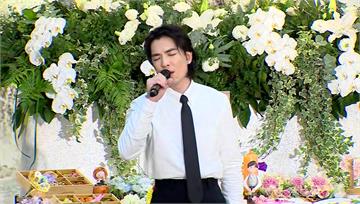 林光寧追思會！蕭敬騰唱岳父生前愛歌悼念哽咽落淚