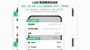 是真的！LINE「沒綁手機號碼」年底強制刪帳號 3步驟設定