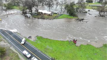 「大氣河流」肆虐！加州豪雨成災　近1萬人撤離