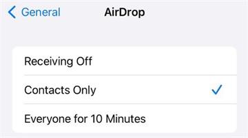 AirDrop功能將無法無限制傳送！ 蘋果iOS...