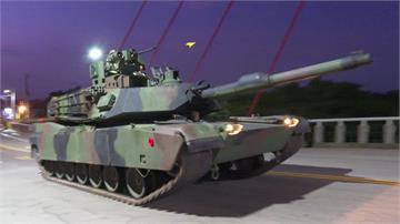 國軍新主力戰車M1A2T新竹現蹤 首度夜間戰備偵...