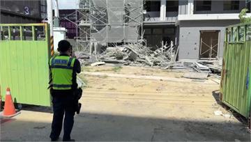 台中南區工地鷹架倒塌　2工人摔落壓傷搶救不治