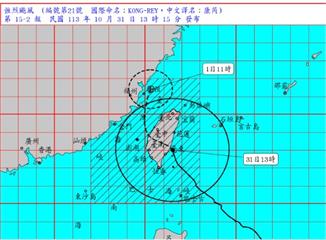 強颱康芮「台東成功鎮登陸」！暴風圈罩全台　警戒狂...