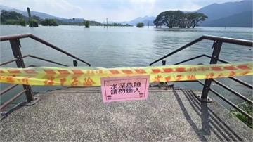 曾文水庫滿水位！ 上游嘉義大埔驚見「水上公園」