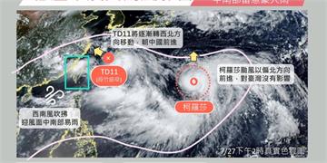 西南風挾低壓來襲！中南部週一至週五慎防豪大雨 週...