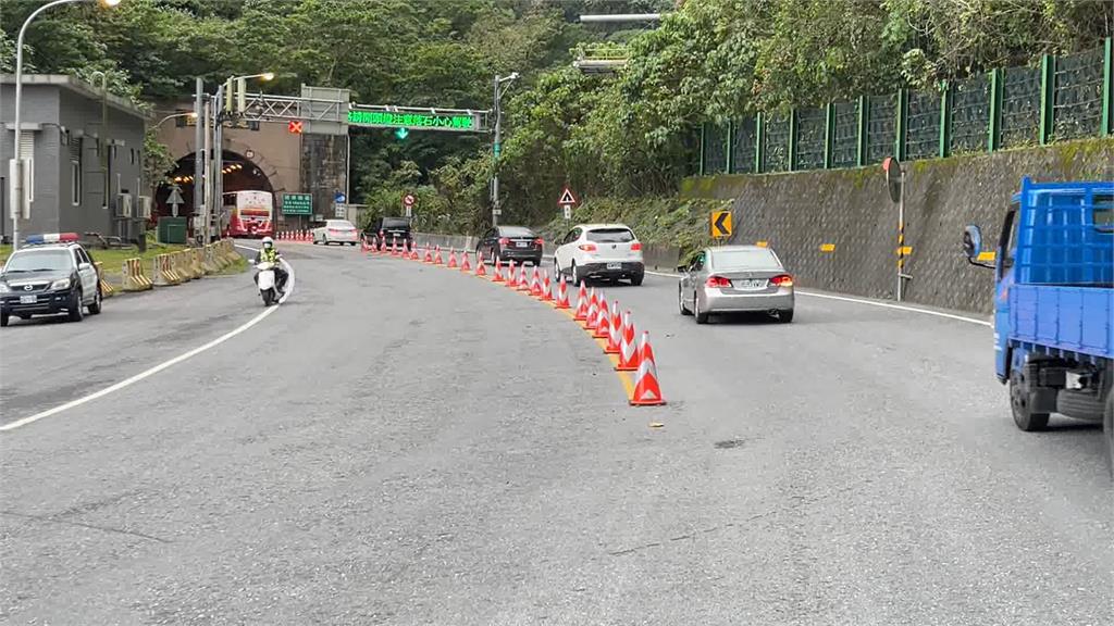 蘇花路廊湧車潮 南下路段1hr千台車流量