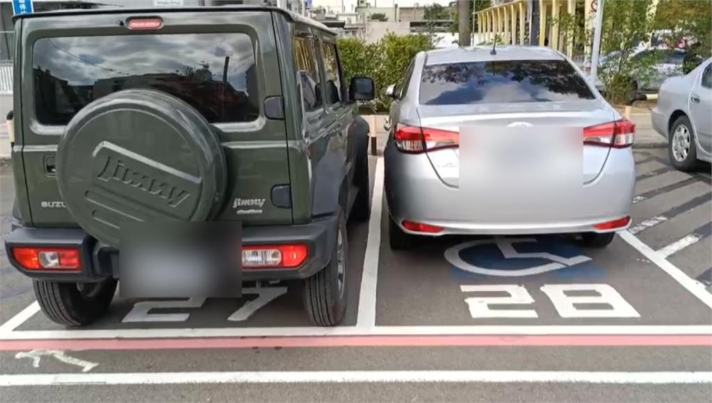 身障車格「剛剛好」難下車挨轟 民眾批：官員不知身...