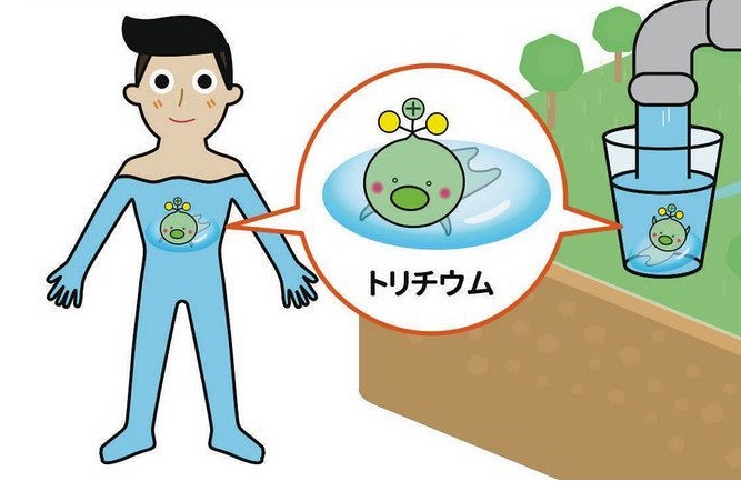日本復興廳將放射物質「氚」，塑造成可愛吉祥物。圖／翻攝自Twitter @tokyonewsroom