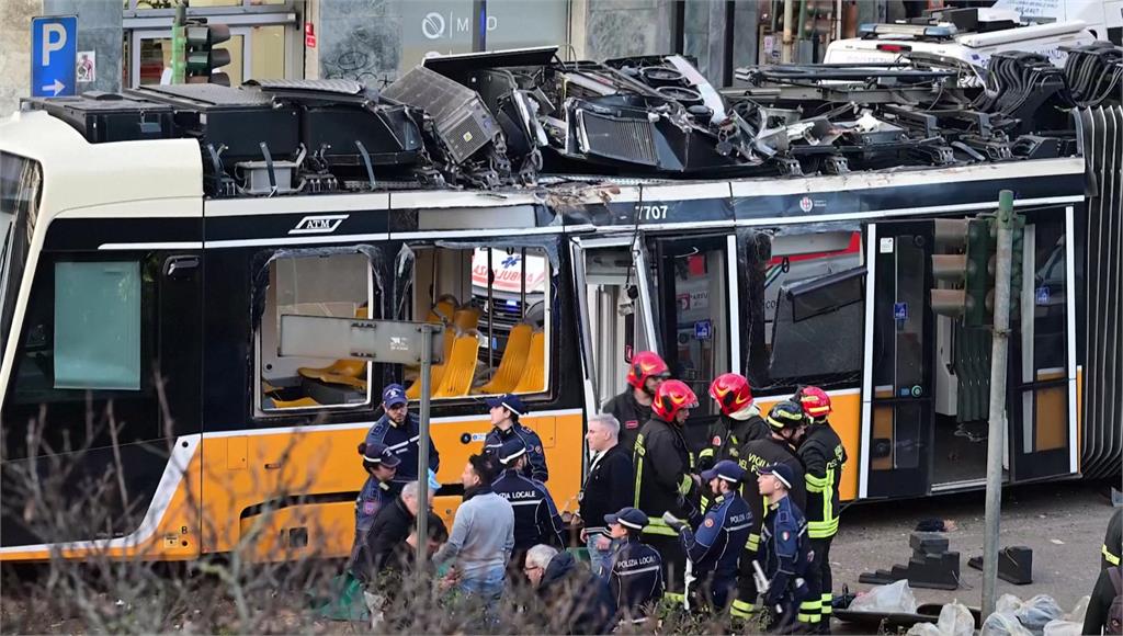 米蘭電車出軌撞進商店！至少釀2死40傷
