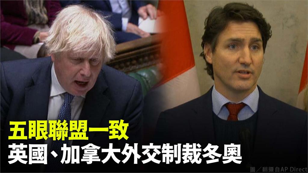 英國、加拿大宣布對北京冬奧進行外交抵制。圖／台視新聞