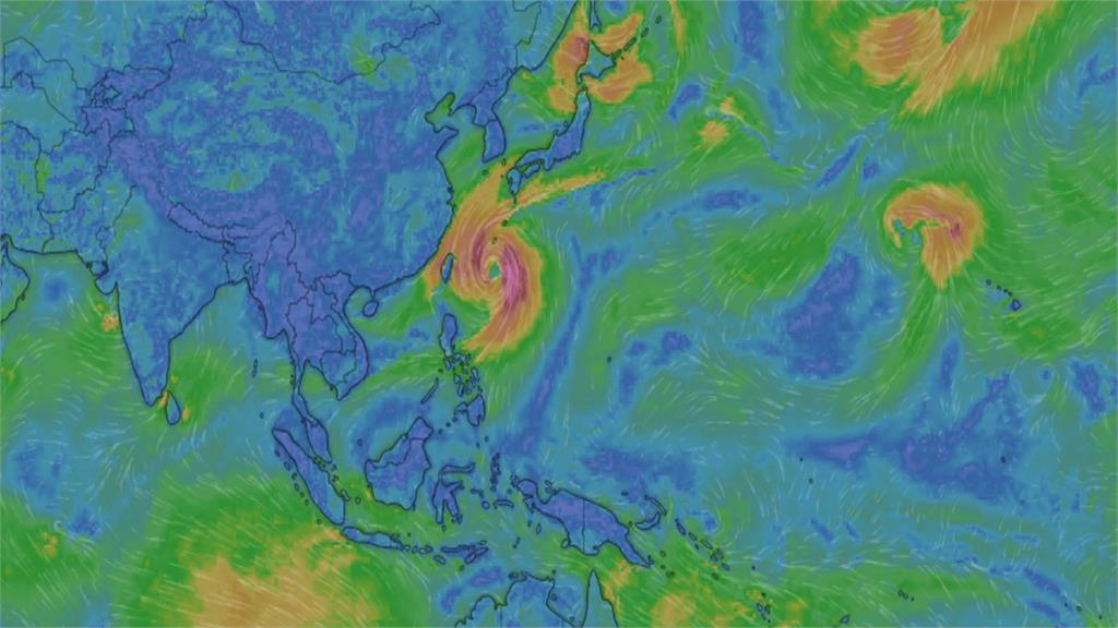 第17號颱風「塔巴」，在今下午2點成形。圖：台視新聞