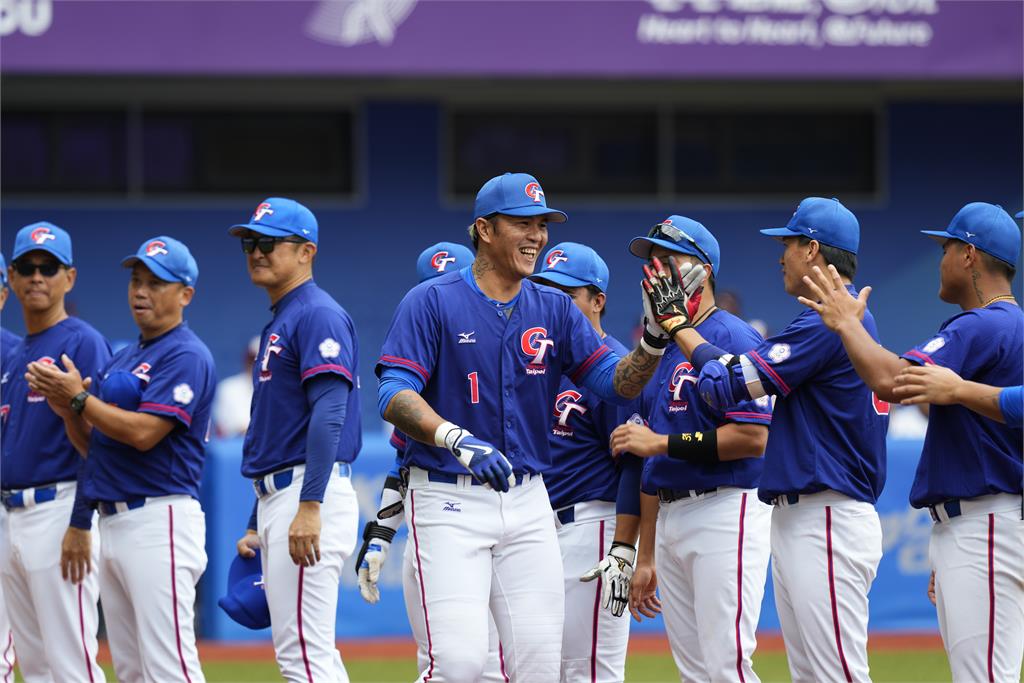 棒球賽事，台灣今天對上香港。圖／中華奧會提供