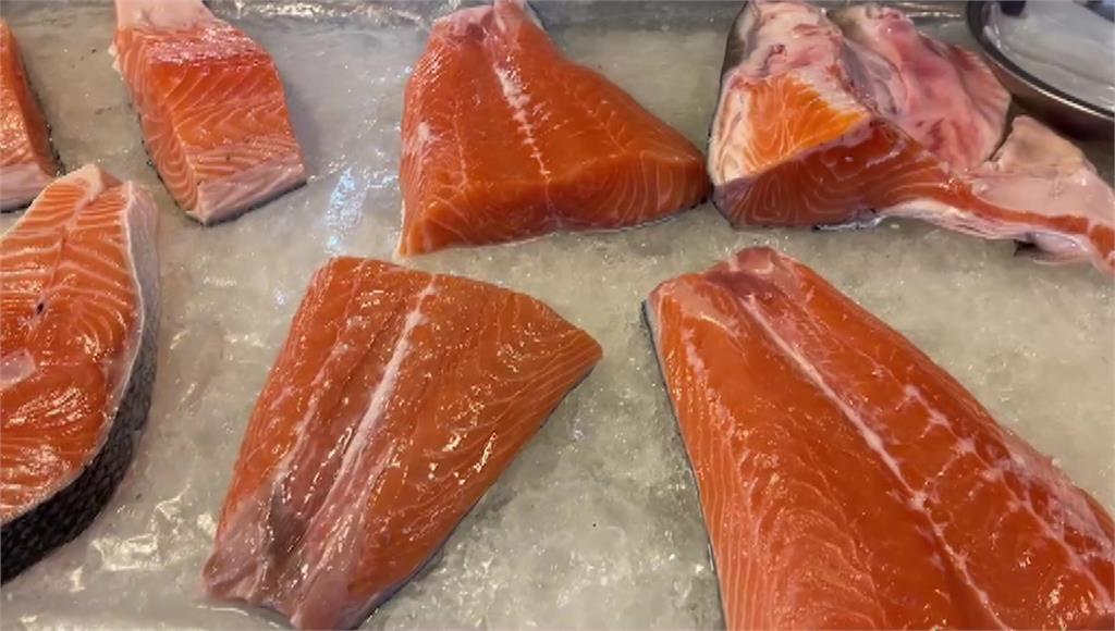 鮮切鮭魚哪一段最便宜?  圖／台視新聞