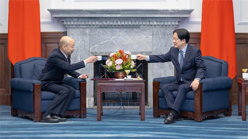 賴總統今邀五院院長茶敘「不預設議題」 韓國瑜拋化解衝突重要性