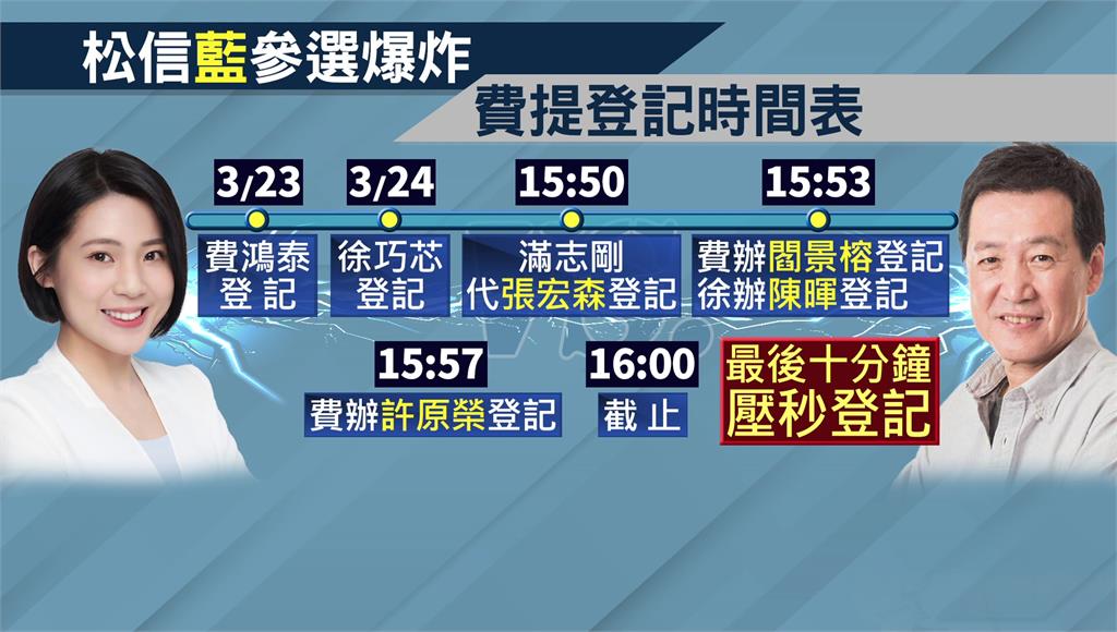 誰先派暗樁？ 費鴻泰、徐巧芯互咬「麵攤老闆」