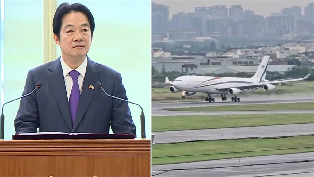 總統搭史國專機返台航跡圖曝！繞開多國飛航情報區 回程比去程多2H