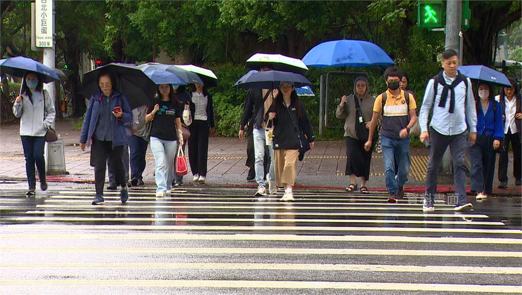 今寒流持續發威，元宵當日全台降大雨。圖／台視新聞（資料畫面）