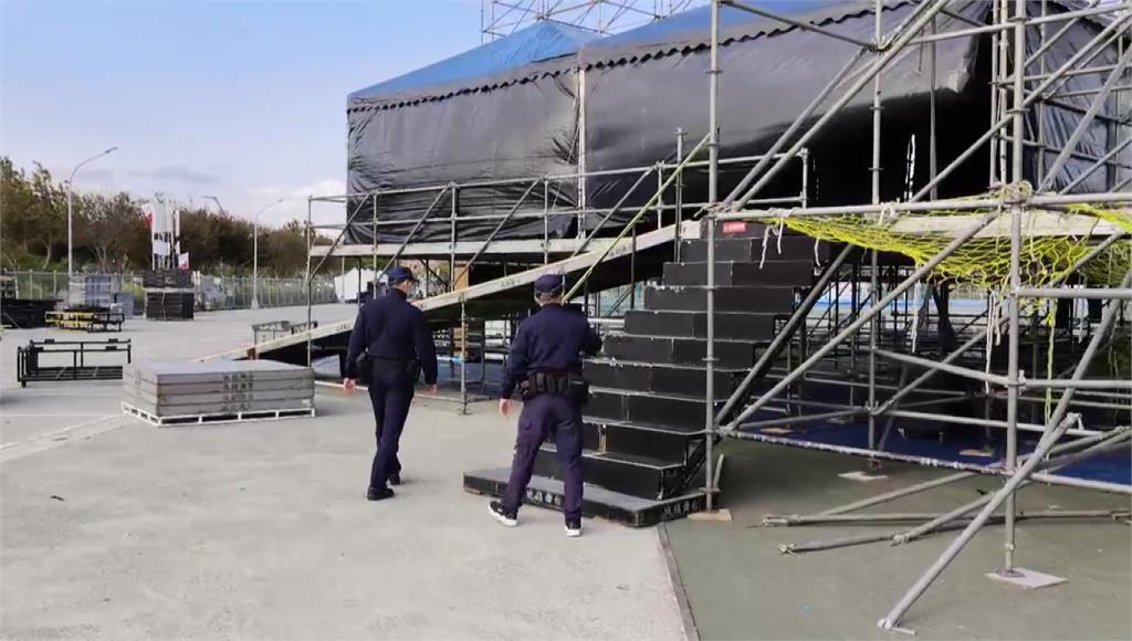 台中跨年晚會增700警力 禁止氣球、行李箱進場