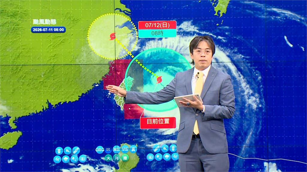 台中以北「螺旋雨帶掃進」！氣象署曝2降雨熱區：今天最猛烈