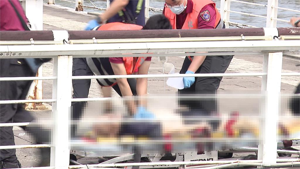 大稻埕碼頭9旬翁落水亡 男大生跳水救援至今仍失聯