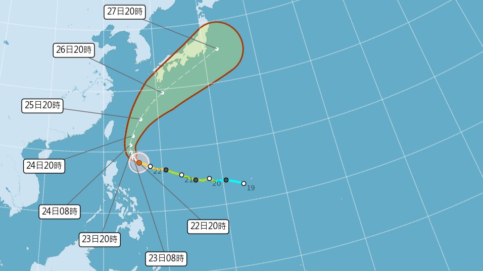 米克拉升級強颱！ 週四起最接近台灣、中南部防大雨