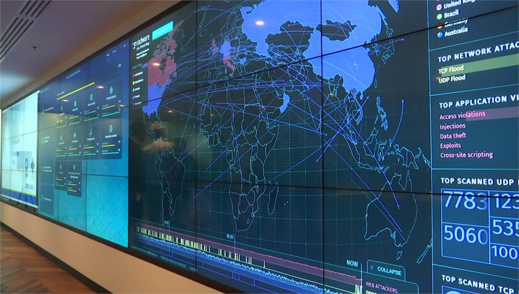 全球30萬名駭客響應烏克蘭的號召，對俄羅斯發動網攻。圖／翻攝自AP Direct