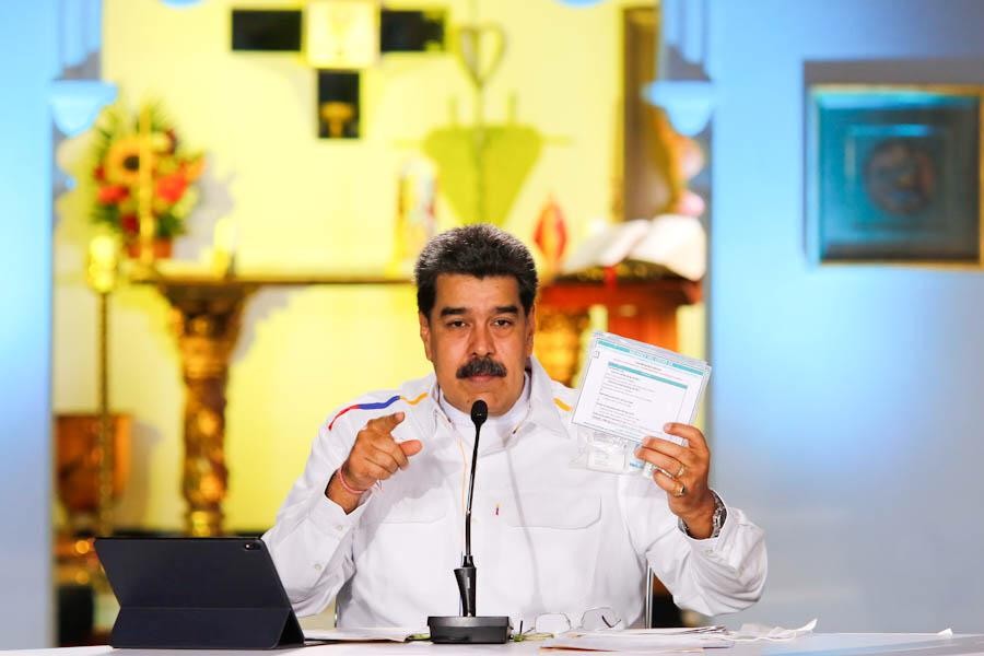 委內瑞拉總統馬杜洛。圖／翻攝自AP Direct