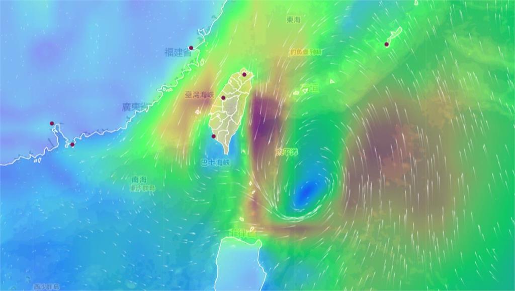 琉球有熱帶擾動發展成颱風的跡象。圖／台視新聞