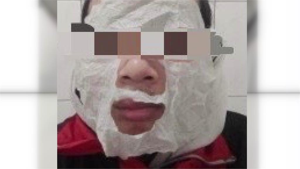 一名外送員透過「面膜」騙過臉部辨識，盜用他人帳號獲利。圖／台視新聞