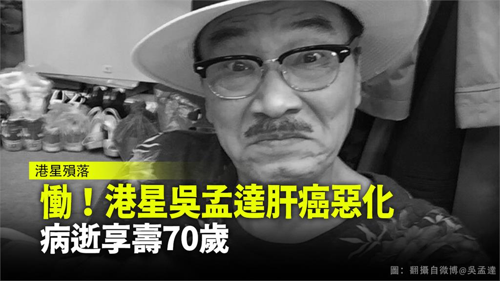 慟！港星吳孟達肝癌惡化病逝　享壽70歲