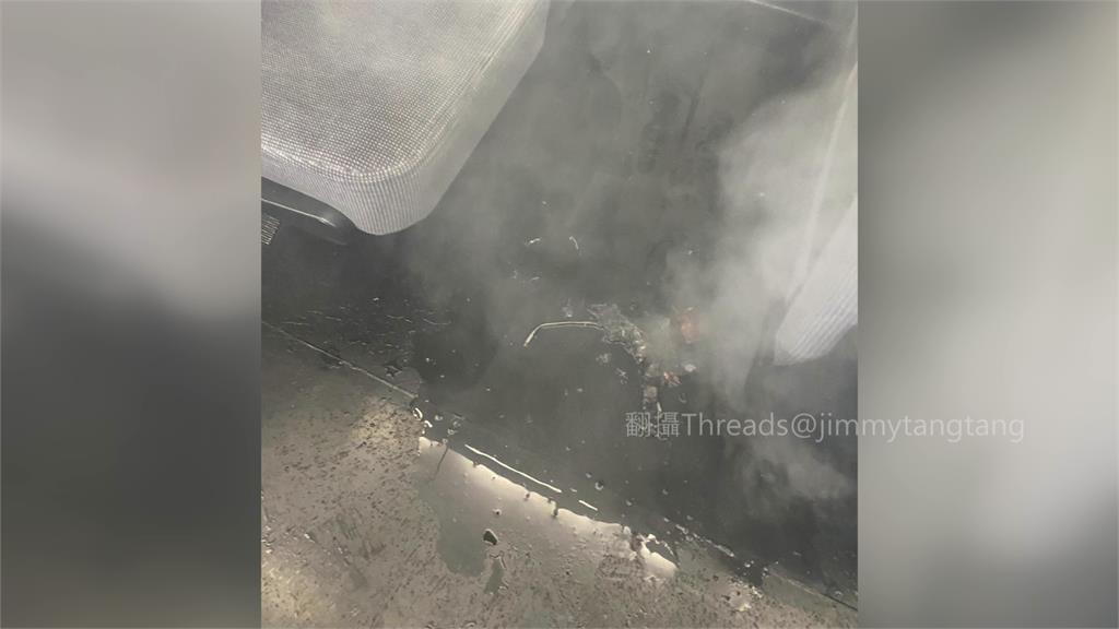 新自強車廂冒濃煙！旅客行動電源自燃 司機員急撲滅無人傷