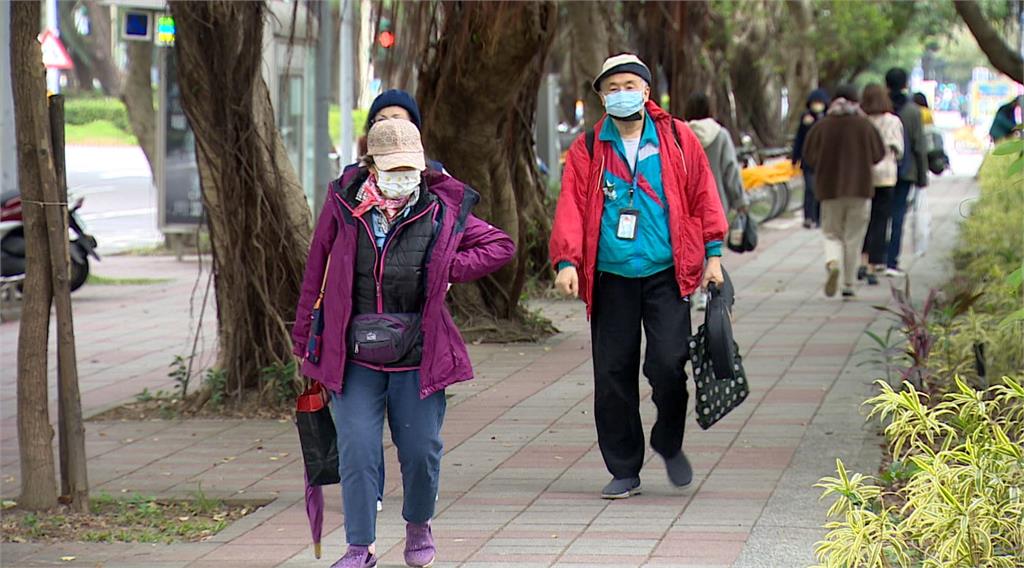 強冷氣團南下，天氣乾冷，4縣市發布低溫特報。圖／台視新聞