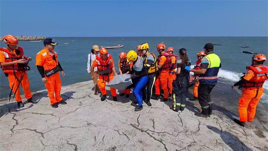 8旬翁彰化海域抓魚落海 陸海空搜救尋獲遺體