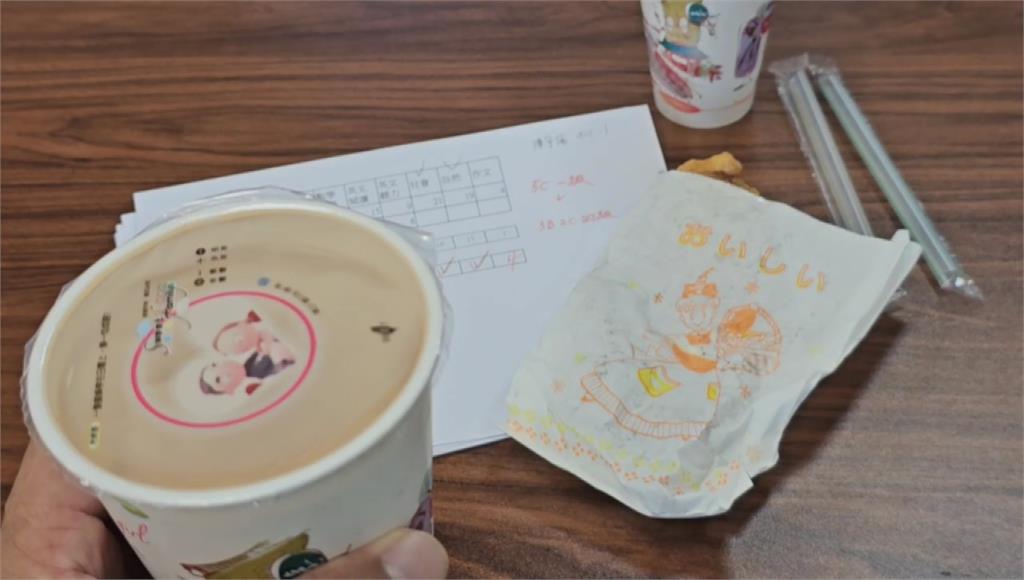 校長自掏腰包買「雞排+珍奶」獎勵學生。圖／台視新聞