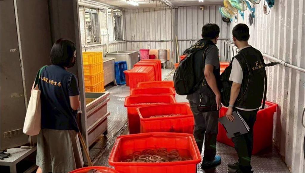 3.7公噸黑心豬腸流入市面。圖／台視新聞