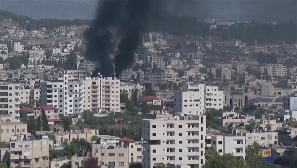 以色列突襲約旦河西岸。圖／CNN、美聯社、路透社