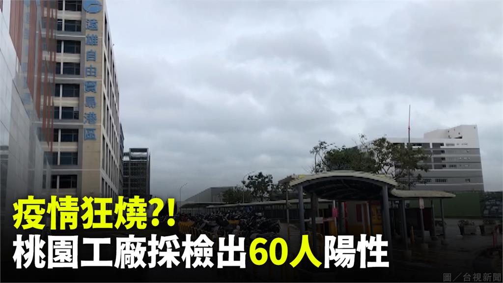 桃園工廠群聚擴大！指揮中心證實：再驗出60人陽性