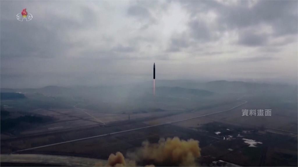 北韓再度試射彈道飛彈。圖／路透社（資料畫面）
