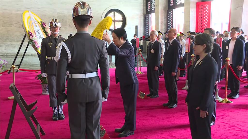 總統賴清德在93軍人節前往忠烈祠主持秋祭。圖／台視新聞