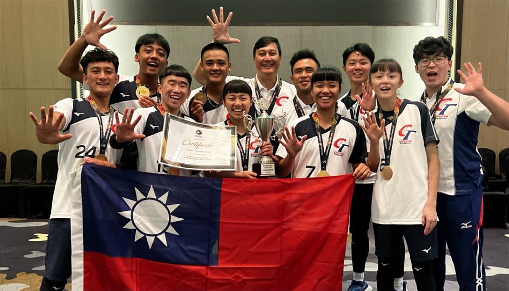 台灣拿下首屆亞洲盃5人制棒球賽冠軍。圖／棒協提供