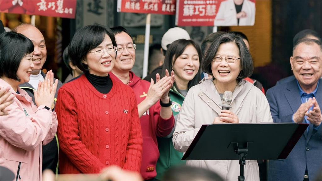 小英總統助攻再+1 蘇巧慧證實蔡英文出任競總主委