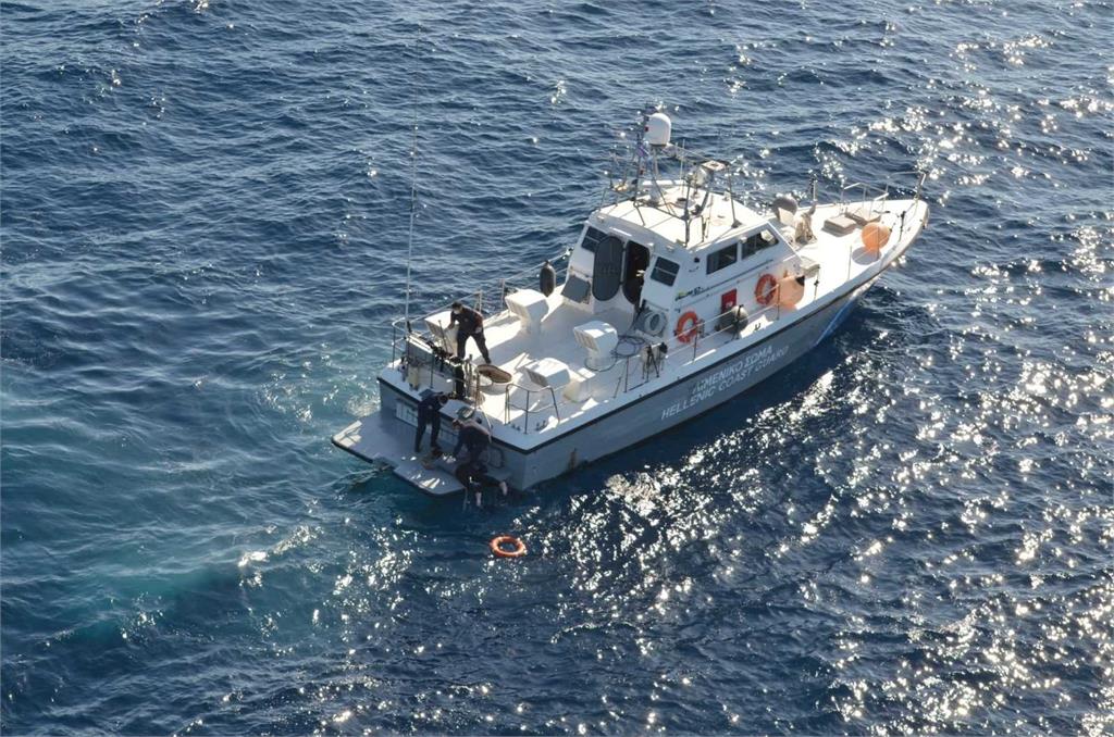 希臘一艘移民船沉沒。圖／希臘海岸警衛隊官網