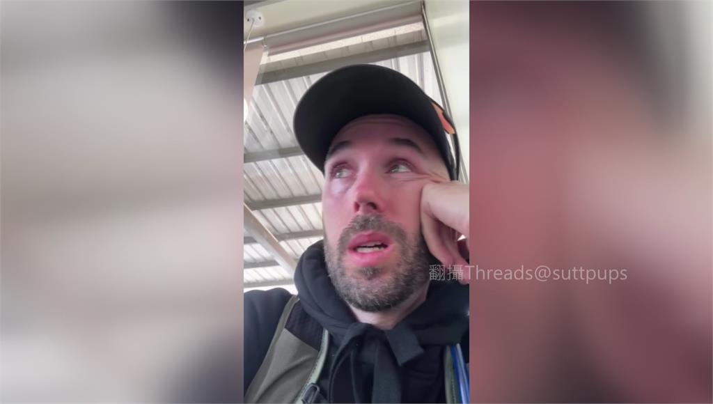 騎車環台被人情味感動！澳男坐超商落淚謝台人：讓我找回自信