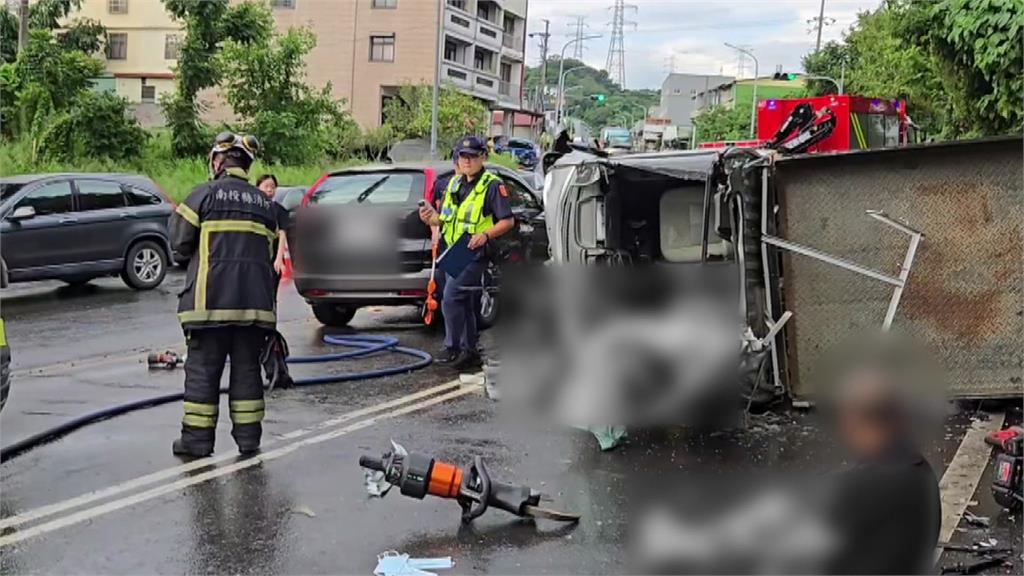 南投嚴重車禍！台16線「4車連環撞」釀3死4傷