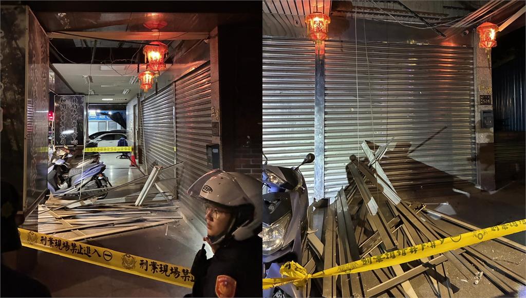 樹林連兩天不安寧!疑幫派堂口遭開6槍 隔日某土地公司遭丟爆裂物