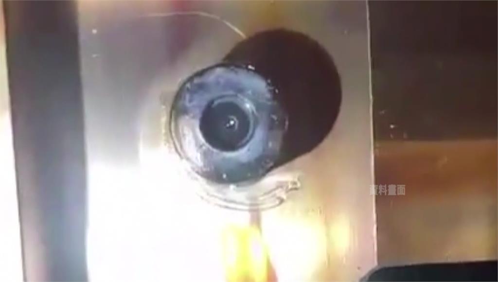高雄小港區某汽車旅館房間被人裝針孔攝影機偷拍。圖／台視新聞（資料畫面）