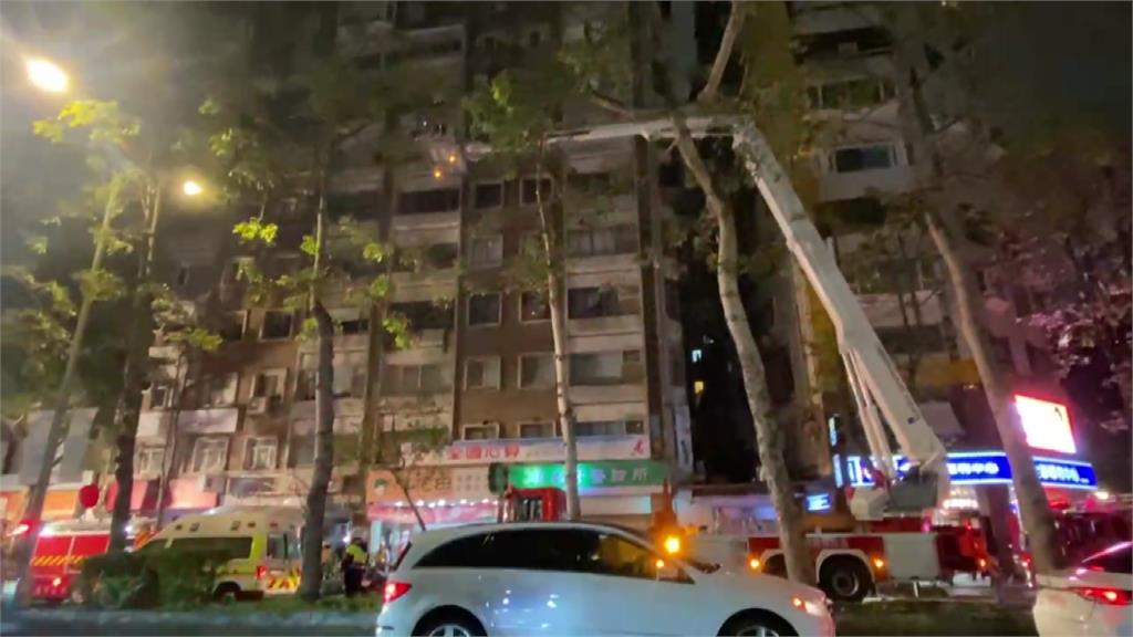 北市大安區住宅大樓竄火！ 2住戶命危送醫