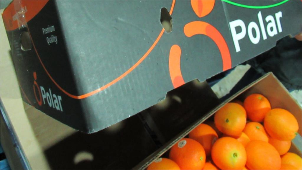 美國「鮮橙」農藥殘留含量不符規定。圖／食藥署提供