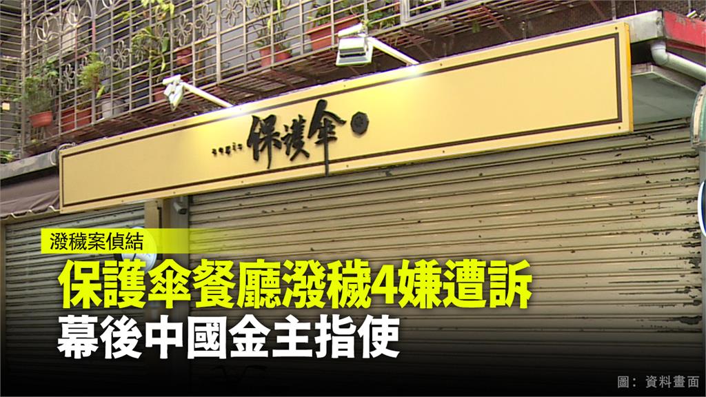 台北地檢署今天偵結「保護傘餐廳潑穢案」，起訴4名嫌犯。圖：台視新聞