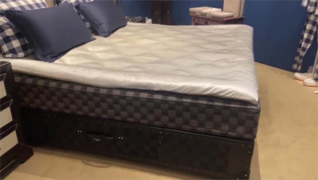 瑞典頂級床墊品牌推出高規格手工訂製床，要價將近1千700萬元。圖／台視新聞
